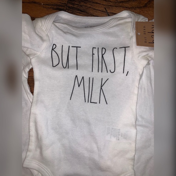 Rae Dunn baby onesie set. 6/9 months - Picture 3 of 7